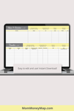 travel organizer excel template