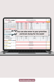 simple weekly routine planner spreadsheet for busy people
