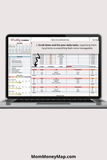 ADHD priority planner weekly Excel digital download
