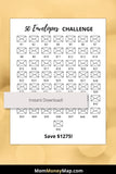 $1,000 savings challenge printable
