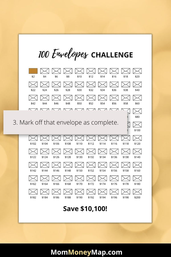 10000 Savings Challenge Printable PDF – Mom Money Map for 10k Savings Challenge Printable Free