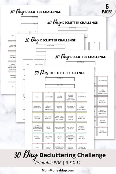 30-day organization challenge