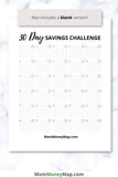 money saving challenge 30 days
