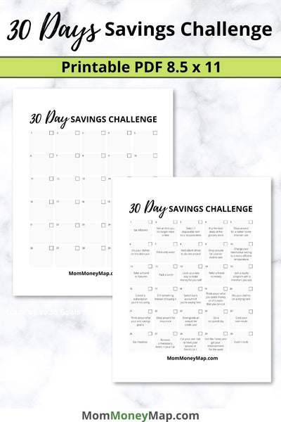 saving money challenge