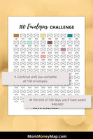 40000 Chart.pdf 40000 Savings Challenge Printable PDF – Mom Money Map