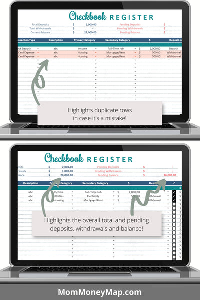 Checkbook Register Google Sheets Spreadsheet Mom Money Map checkbook-register-google-sheets-spreadsheet-mom-money-map