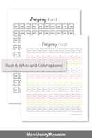 emergency fund chart printable