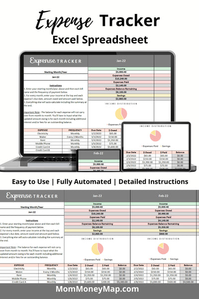 expense tracker spreadsheet