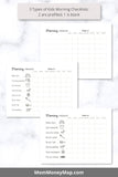 printable morning routine template