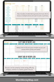 weekly meal planner excel