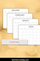 monthly blank calendar