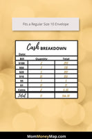 cash breakdown example