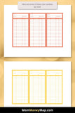 cash envelopes template