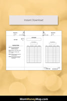 printable budget envelope template