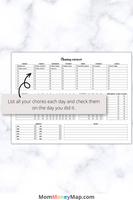 house chores planner