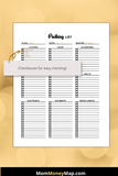 printable holiday checklist