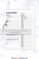 Daily Planner Printable PDF