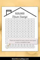 house down payment goal tracker