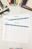 small business sales tracker printable