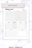 monthly cleaning checklist template