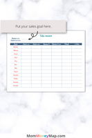 printable sales tracking sheet