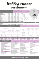 marriage planning excel sheet